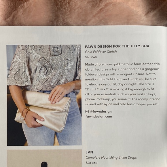 Fawn clutch from The Jilly Box - Picture 2 of 5